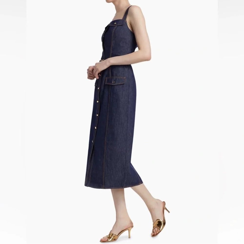 Nicholas the Label Shea Denim Button-Front
Midi-Dress Size 8 NWT - Picture 4 of 16